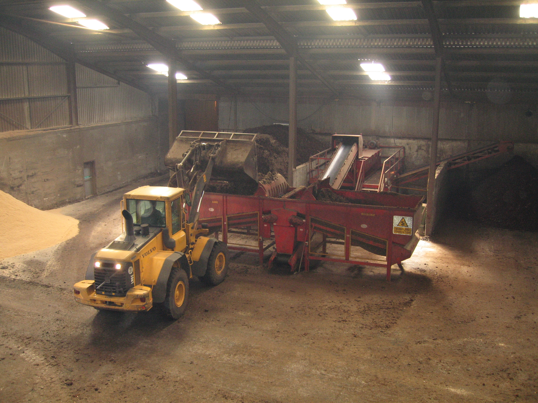 mixing compost